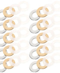 O Ring And Flat Washer Kit 120 Piece Assortment In Nylon Brass And Zinc Plated Metals For M10x20 Bolts And Electrical Connections Sealing And Spacer Washers For Household And Industrial Equipment, assorted washers
