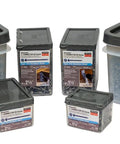 Strong-Drive SD Connector Screws No 9 Two And A Half Inch Stainless Steel With One Quarter Inch Hex Head Galvanized Coating Includes Hex Bit For Connector Replacement The Workhorse Choice For Heavy Duty Wood Framing And Decking Box Of 100, multiple containers
