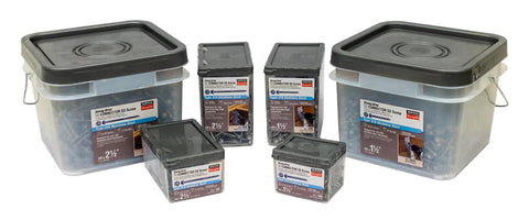 Strong-Drive SD Connector Screws No 9 Two And A Half Inch Stainless Steel With One Quarter Inch Hex Head Galvanized Coating Includes Hex Bit For Connector Replacement The Workhorse Choice For Heavy Duty Wood Framing And Decking Box Of 100, multiple containers