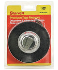 Rugged Closed Reel Tape Measure Three Eighths Of An Inch By One Hundred Feet With Steel Case And Red Vinyl Cover