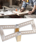 Pros Swear By This Precision Dovetail Marker And Scribing Gauge For Fine Woodworking Shops featuring brass and stainless steel design.