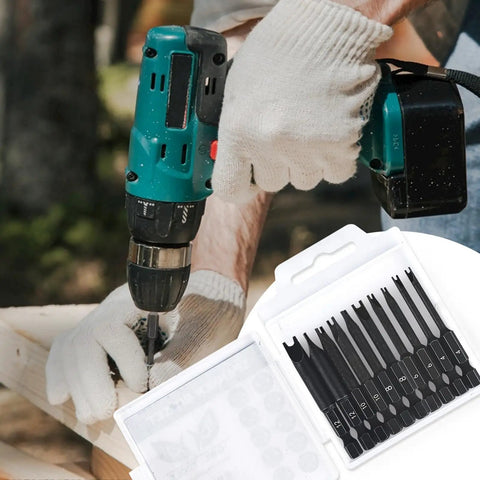 Premium Pro Grade Heavy Duty Spanner Bit Set With Magnetic Snake Eye Security Screwdriver being used for bike maintenance on wood.