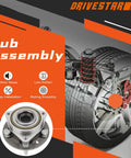 Front Left Or Right Wheel Hub Bearing Assembly For Jeep Wrangler And Gladiator 5 Lug Without ABS Beefed Up Heavy Duty Replacement Fit 2018 Through 2023 Models Today.