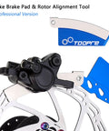 Bicycle Disc Brake Pad And Rotor Alignment Tool For Road And Mountain Bikes Beefed Up Pro Version CNC Machined Aluminum Alloy