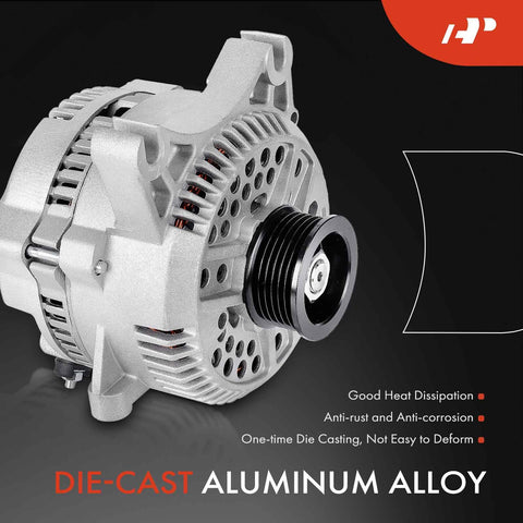 Beefed-Up 12V 130A Alternator For Ford Super Duty Trucks 2005-2008 F250 F350 F450 F550 And F53 2006-2009 5.4L And 6.8L V8 V10