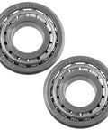 Front Outer Wheel Bearing Pair Set Of 2 For Alfa Romeo Chevy Ford Jeep, Drop In Replacement, OE Quality Aftermarket Bearings
