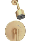 Dope Yet Durable Single Handle Single Spray Shower Trim With Solid Brass Escutcheon Satin Nickel 1.5 GPM WaterSense Certified Low Flow