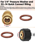 20 Pack Three Eighths Inch Viton O Rings With Two Inner Sizes 9.2 By 2.4mm And 10 By 2mm For Quarter Inch Quick Couplers And Hydraulic Systems