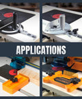 Rock Solid 48 Inch Aluminum Miter T Track Rail For Router Tables And Table Saws Locks Down Components With Zero Slop Ideal For Featherboards Hold Downs And Pro Woodworking Jigs Two Pack used for precision setups.