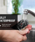 Person rinsing Lightning Fast One Second Instant Read Meat Thermometer With 180 Degree Rotating Display IP67 Waterproof under tap