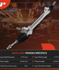 Electronic Power Steering Rack And Pinion For Toyota RAV4 2006 2015 2.4L 2.5L 3.5L Electric Direct Fit With Inner Tie Rods And Dust Boots Included Left Hand Drive Only.