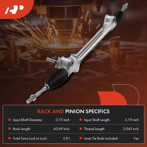 Electronic Power Steering Rack And Pinion For Toyota RAV4 2006 2015 2.4L 2.5L 3.5L Electric Direct Fit With Inner Tie Rods And Dust Boots Included Left Hand Drive Only.