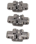 3 Pack Mini Invisible Door Hinges 43mm Cross Hinge With 180 Degree Opening For Cabinets And Jewelry Boxes Zinc Alloy Hidden Hinges