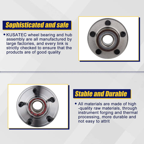 Front Wheel Bearing And Hub Assembly 513224 fits Dodge Charger 2006-2014, Challenger 2008-2014, Magnum 2005-2008, Chrysler 300 2005-2014 with ABS 5 lug bolts visible top view