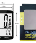 Wireless Bike Computer With 20 Functions All Weather Waterproof Speedometer And Odometer 3 Inch Big LCD Screen packaging