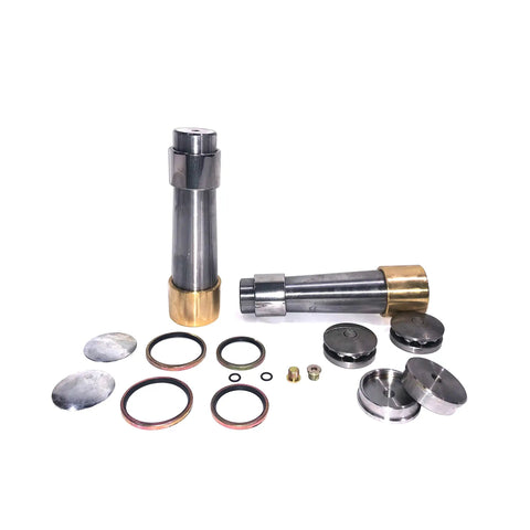 King Pin Kit 2.120x8.750 No Keyway With Bronze Bushings, taper axle parts for Mack FA616 FA617 FAW616 FAW617 FA54, replacement parts