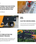 Pro Grade Portable Electric Vacuum Glass Lifter With Killer Suction Grip For No Sweat Marble Installation control panel with safety features