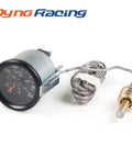 2 Inch Dual Scale Water Temperature Gauge With Yellow Backlight Mechanical Pointer Dial 52mm Car Thermometer 12V Sensor NPT