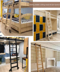 13 Foot Sliding Barn Door Hardware Kit With Rolling Ladder Track System No Ladder Round Tube Wheels And Extension Rail