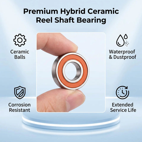 Top Tier Ceramic Fishing Reel Bearings With Durable Stainless Steel Seals For Runs Slick As Butter Zero Friction Fast Retrieval And Built Heavy Duty For Saltwater Lake Action