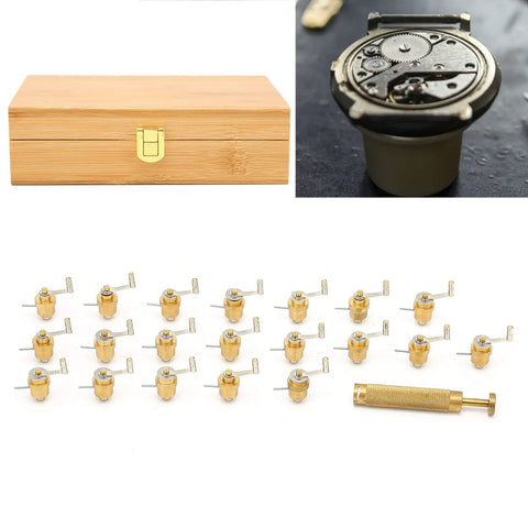 Watch Mainspring Winder Set For Precision Winding And Repair Pro Grade Durable Copper Winding Tool Kit With 20 Sizes