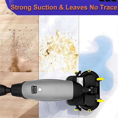 Beast Mode Industrial 18 Inch Floor Cleaning Machine With 240 RPM Scrubbing And Buffer Action Cleans Carpet And Hard Floors Fast