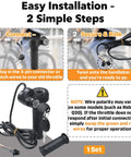 Full Twist Ebike Throttle Grip With Two Keys Waterproof 3 Pin Electric Bike Throttle Handlebar Controller diagram