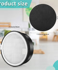 Image showing dimensions of 2 Pack LV-H132 Replacement Filter For Levoit LV-H132 Air Purifier, featuring 7.5 inch diameter.