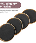 No Sweat Furniture Sliders Four Pack Reusable Floor Glide Pads For Hardwood Surfaces showing durable glide mats with anti-scratch bottom.