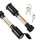 Black Five Eighths Inch Hitch Pin Lock With Keys For Two Inch Receiver Anti Theft Trailer Hitch Pin Keyed Alike