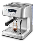 Pro Level 20 Bar Espresso Maker With Rapid Flashheat Brewing Fast Steam Wand For Silky Milk Drinks Zero Fuss Countertop Coffee Setup brewing espresso.