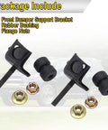 Front Bumper Support Bracket Kit With Bushing And Nuts For Toyota 4Runner 1990-1995 Pickup 1989-1995 And T100 1993-1998 Direct Fit Replacement For OEM 52145-89102 90540-08018