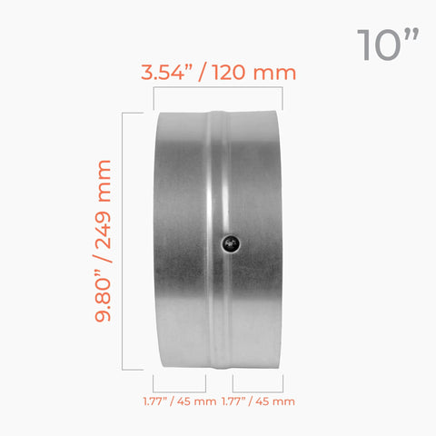 10 In Backdraft Damper With Thick Rubber Gasket Kicks Cold Drafts Out And Smooths Airflow For Range Hoods Bathroom Fans And HVAC Systems This Rugged One Way Duct Piece Installs Without Sweat And Holds Its Ground