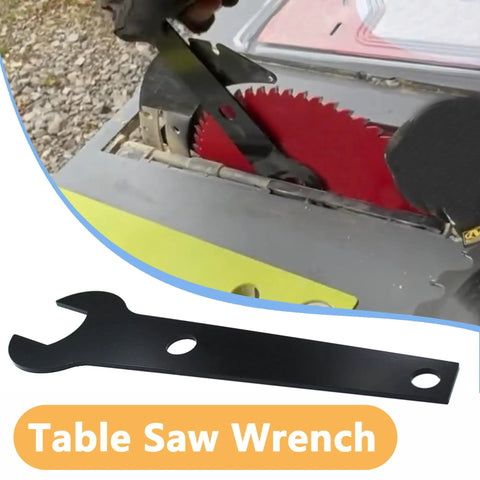 Table Saw Wrench Set Fits RTS10 RTS21 BTS10 BTS10S BTS12S And Combo00139 2 Piece Universal Replacement Tool shown with saw blade