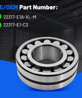 22317 E1 C3 Spherical Roller Bearing 85mm Bore 180mm Od 60mm Width in heavy-duty construction, showcasing solid steel rings.