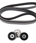 Heavy Duty Serpentine Drive Belt And Tensioner Assembly Kit Fits 2000 To 2007 Dodge Dakota 2002 To 2007 Ram 1500 2000 To 2003 Durango Models, belt and pulleys