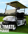TSX3 DC Controller 600 Amp For Star EV Classic Golf Carts 36V 48V on a silver golf cart with a canopy.