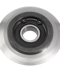 Replacement Blade For Thin And Flat Cable Stripper Cutter For Wire Stripping Machines With Quiet Operation And Durable Bearing Steel Build 12mm Inner Hole For Precise No Fuss Wire Stripping Tools, top view displaying 12mm hole and steel construction