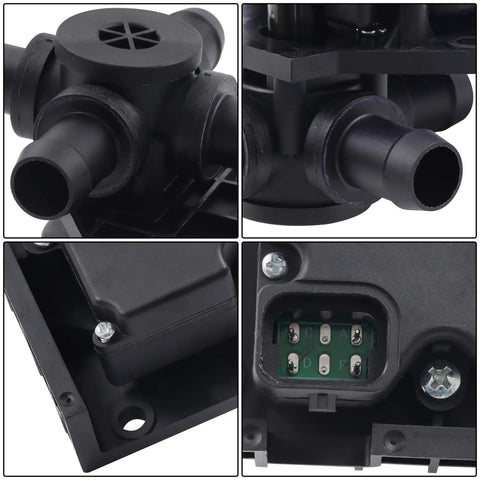 Legit 4 Way Heater Control Valve Fits Tesla Model S And X Years 2012 To 2021 Direct Drop In Swap For 6007370 Series Parts showing connector and valve design.