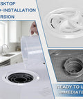 Automatic Countertop Dishwasher With Self Draining Pump For Tight Kitchens Renters And RV Travelers No Plumbing Hookup Required, desktop version showing self-draining setup.