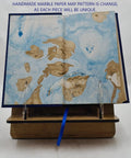 Enamel Industry Raw Materials And Chemical Technology 1914 Edition Premium Leather Bound Collectors Guide open on stand