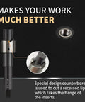 Thread Repair Kit M10X1.0X12.7MM with Stainless Steel Inserts and HSS Drill Tap Counterbore installation driver
