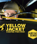 Low Flex Yellow Jacket Fish Tape Wire Puller Kit 15 Feet Coated Fiberglass Rod 750 Pound Pull Strength Splinter Shield Coating in conduit