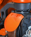 Close-up of the mechanism of the Rock Solid Fully Electric Pallet Jack With A Massive 3300 Lb Capacity and Quick-Charge Lithium Battery.