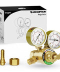 Oxygen Regulator With Welding Gauges For 0 To 4000 PSI Inlet And 0 To 100 PSI Outlet, brass gas regulator with CGA 540 connection