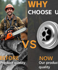 Comparison of Three Eighths Inch 7 Tooth Sprocket Clutch Drum Bearing Kit For Stihl Chainsaws MS series before and after