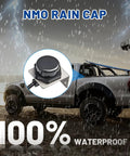Waterproof cap on truck for Three Quarter Inch Hole Mount NMO L Bracket Kit With 16 Foot RG58 Coax Cable Pure Copper NMO To PL259 Connector