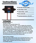 PWM motor controller instructions for Battery Adapter Converter Kit For 18V Ride On Cars Upgrade with operational details and settings.