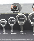 Rock Solid M5 Eyebolts With Nuts And Washers 10 Pack Straight Up 304 Stainless Steel Metric Shoulder Ring Bolt showing various sizes.