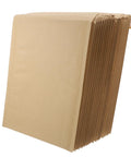 Stack of Khaki Kraft Bubble Mailers Set 22x34cm Drop Resistant Padded Envelopes Self Sealing Shipping Pouches for Large Shirts